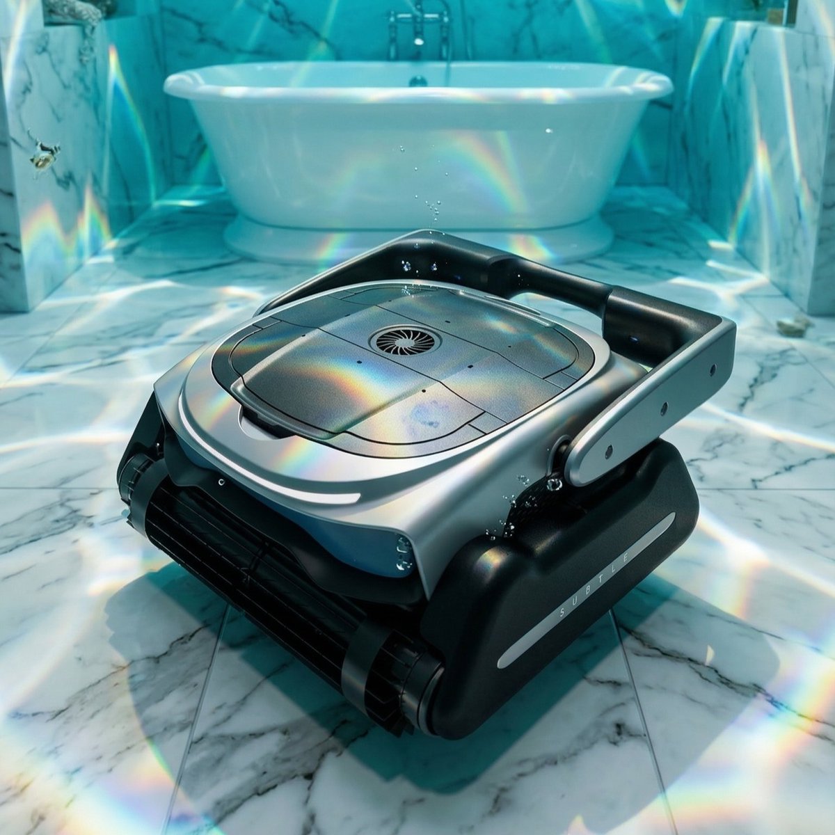 BublueT's tweet photo. Who left the bathtub water running? Now I have to clean it up with the pool robot…🛁💦
#Bublue #Bubot #cleanpools #BubluePoolCleaner #poolskimmer #poolcare #backgarden #homepool https://t.co/IRvQ5AzPSC