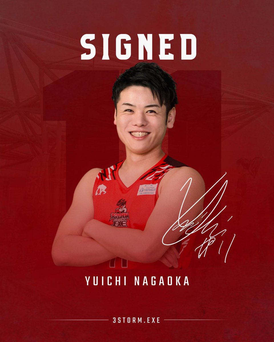 3STORM3x3's tweet photo. 【契約継続選手のお知らせ💪】
#11 長岡雄一が2026シーズンも3STORM.EXEで戦います!
「3年目のシーズンでは更に進化した姿で全力で戦います」
選手コメントはこちら👇
https://t.co/aZXcgDJng6
#3STORMEXE #スリストム #2026シーズン https://t.co/Zvh5TFISWU