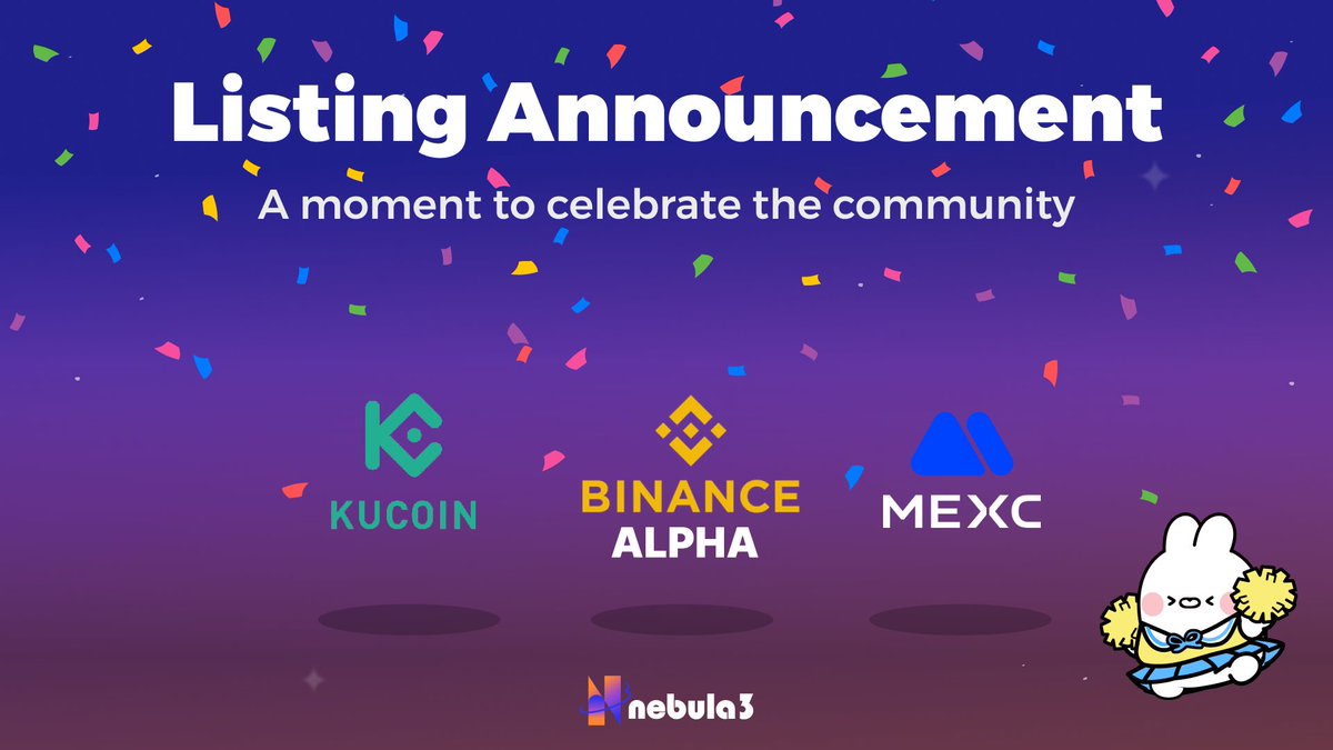$SN3 is now live on Binance Alpha, KuCoin, and MEXC.

Trade now

Binance Alpha
web3.binance.com/en/token/bsc/0…

KuCoin
kucoin.com/trade/SN3-USDT

MEXC
mexc.com/exchange/SN3_U…
MEXC Perpetual
mexc.com/futures/SN3_US…