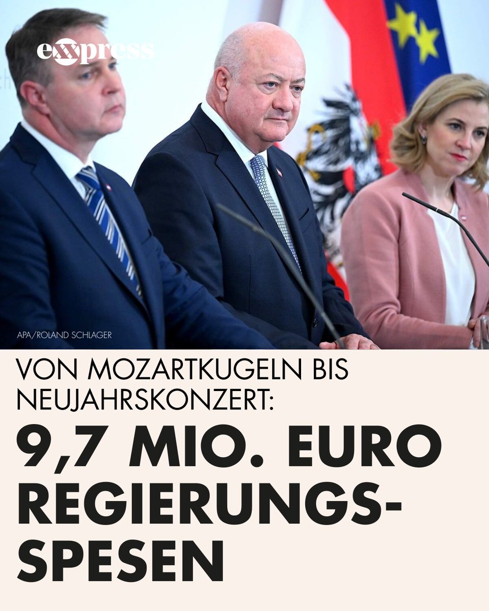 Fast 9,7 Millionen Euro in nur drei Monaten: Laut parlamentarischer Anfrage gab die Regierung Millionen für Reisen, Spesen und Nebenkosten aus. Auf der Liste stehen unter anderem Buffets, Mozartkugeln und Konzertkarten. Die Opposition spricht von einem falschen Signal gegenüber