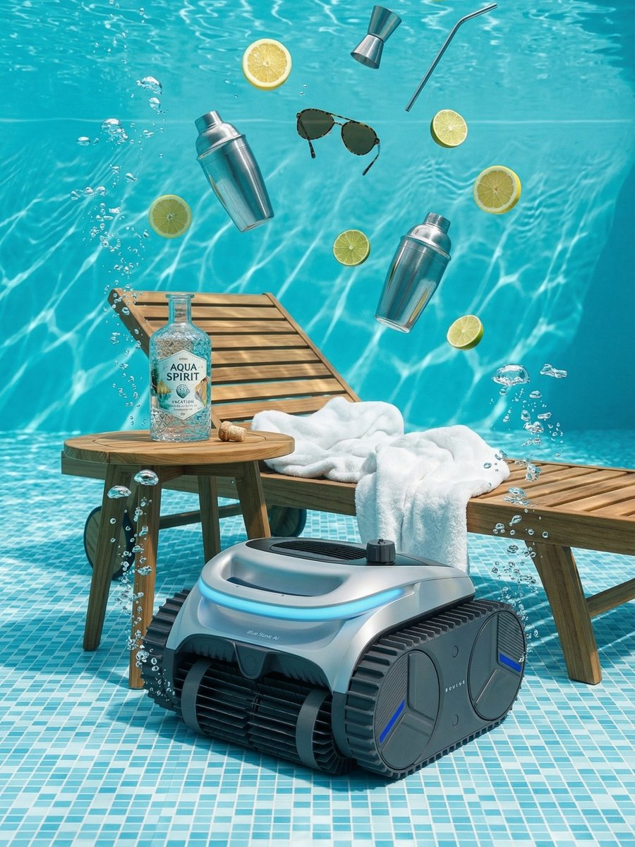 BublueT's tweet photo. Let’s have a drink “in the pool”! 🍹
#Bublue #Bubot #cleanpools #BubluePoolCleaner #poolskimmer #poolcare #backgarden #homepool https://t.co/3b9nQ2e9lC
