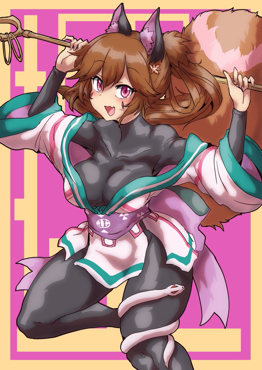 今日の日課はふぁんてぃあぷらんからこおりぎつね( @korigitsune )さんのところの狸守寺りんかさんです 