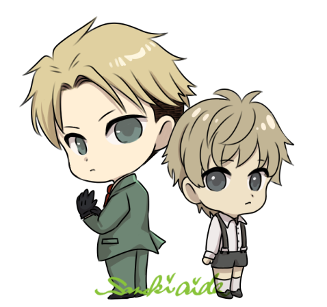 Aldebaran_oO's tweet photo. Wロイド　
#SPY_FAMILY #fanart #ちびきゃら https://t.co/VUOyutlANh