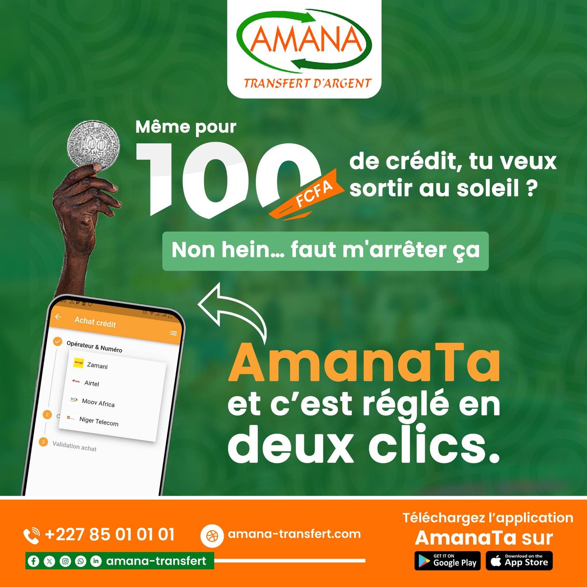 AMANA Transfert d'Argent tweet media