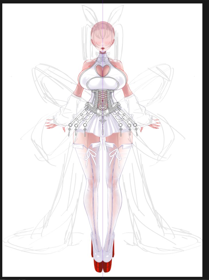 Symmetrical adoptable WIP! ✨ Coming to my VGen shop soon. 🎨🤗
#adopt #adoptable #auction #design #vgen #Commission #illustration #artwork #characterdesign