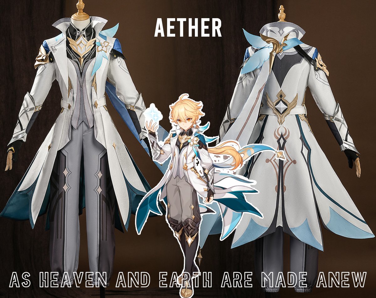 CosplayClans's tweet photo. ✨ New Arrival! ✨
Aether Cosplay Costume from Genshin Impact – inspired by the stunning “As Heaven and Earth Are Made Anew” skin

🔗https://t.co/N84q8ITMUP

#GenshinImpact #AetherCosplay #Aether   #AetherAsHeavenandEarthAreMadeAnew https://t.co/p1LvDygWyC