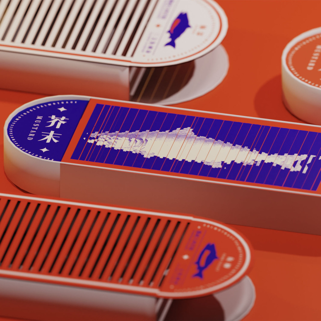packagings's tweet image. The #Salmon Trace packaging explores motion and interaction through a clever moiré grating technique integrated into a sliding sleeve structure.

packagingoftheworld.com/2026/03/the-sa…

#packagingdesign by students of Lu Xun Academy of Fine Arts.