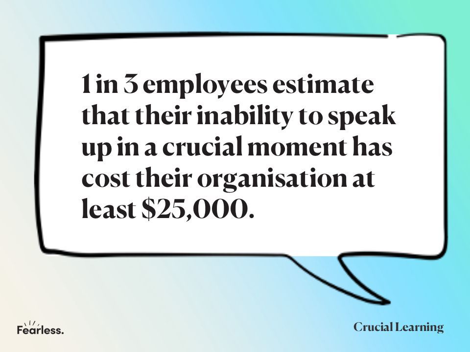 Fearless_Ltd's tweet photo. 💬 Silence in crucial moments isn’t just uncomfortable - it’s costly.

When people don’t feel safe or confident enough to speak up, small issues turn into expensive problems.

#ConfidentCommunication #CommunicationSkills #LearningAndDevelopment https://t.co/X0jUMFNGcz