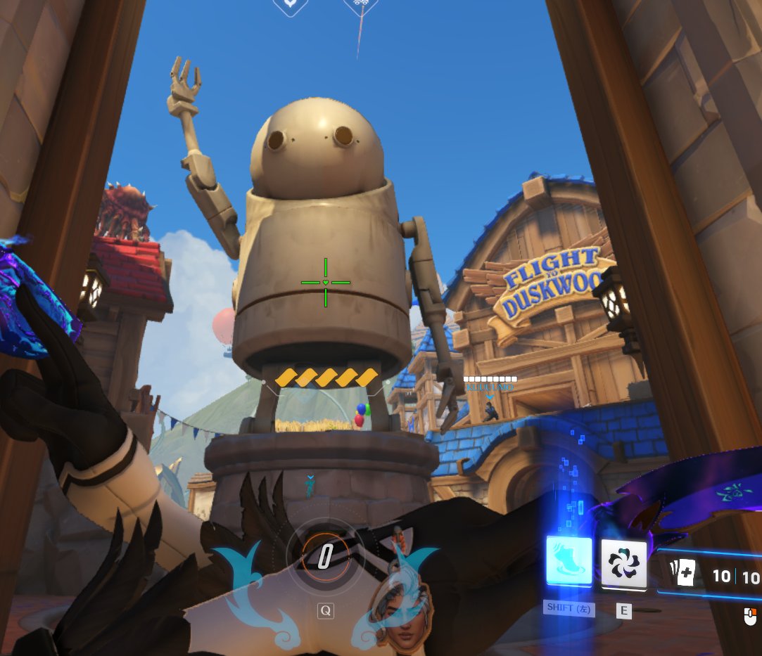 遊園地マップの石像が機械生命体になってるの可愛い