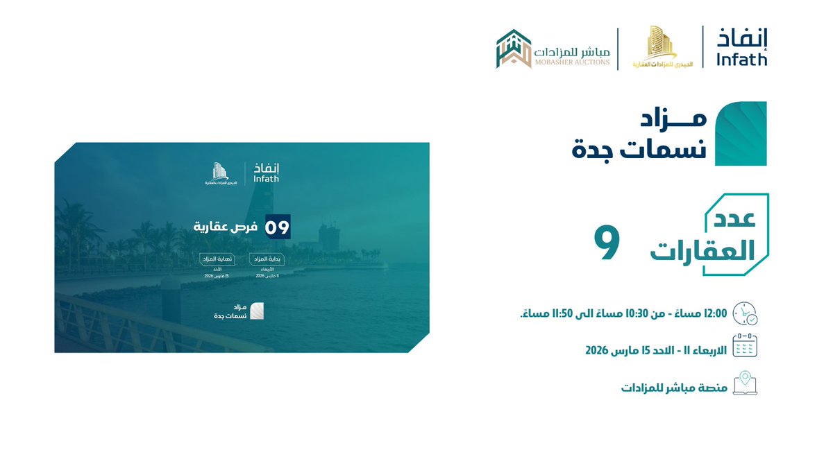 مباشر للمزادات (عقارات) tweet media