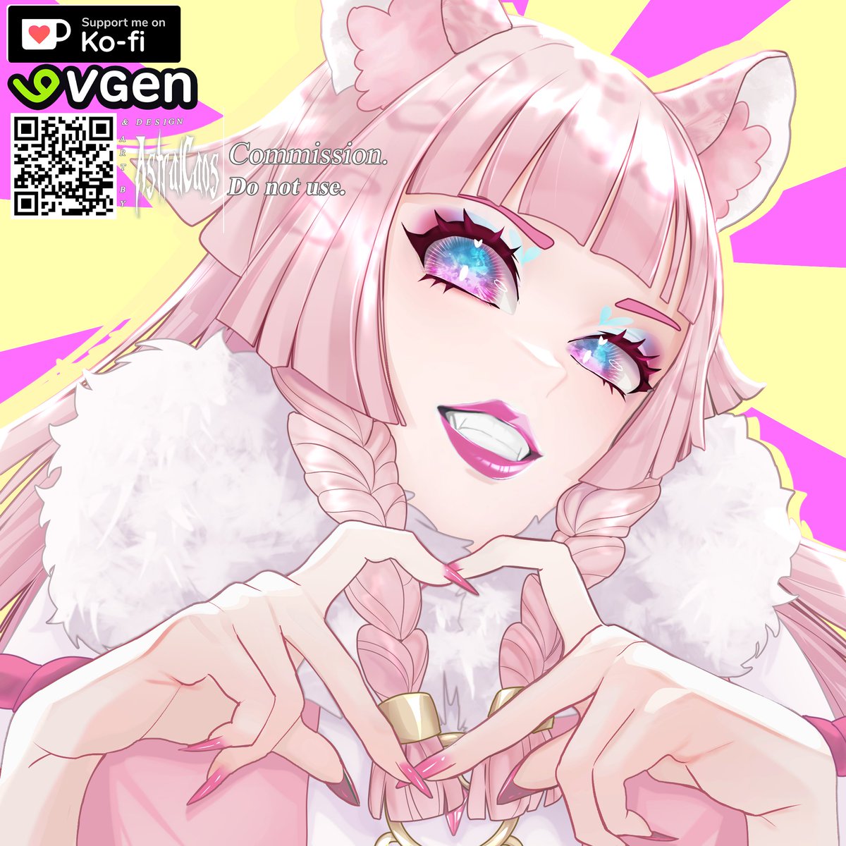 Love YCH icon commission finished! 💕 This YCH and many more are available on my VGen! 🎨🌟

➤ vgen.co/AstralCaos

#VGencomm #commission #ych #vtuber
#ych #ychcommission #VGen