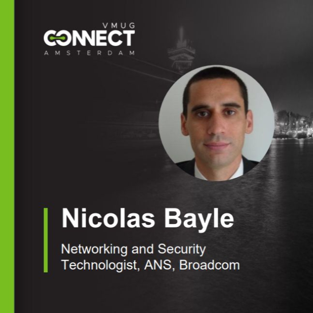 PabloGlezArango's tweet photo. Nicolas Bayle at VMUG Connect Amsterdam, March 17-19 2026 https://t.co/1XyC1yhzHW https://t.co/6USvBp32Hb