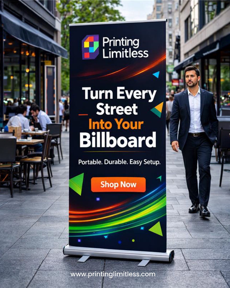 PrintingLimit_'s tweet image. Make your brand stand out anywhere.

Our Retractable Banner Stands are portable, quick to set up, and perfect for events, storefronts, and promotions.

✨ Fast setup
✨ Portable design
✨ High-impact printing
👉Shop Now.

#RetractableBanner #CustomBanners #PrintingLimitless