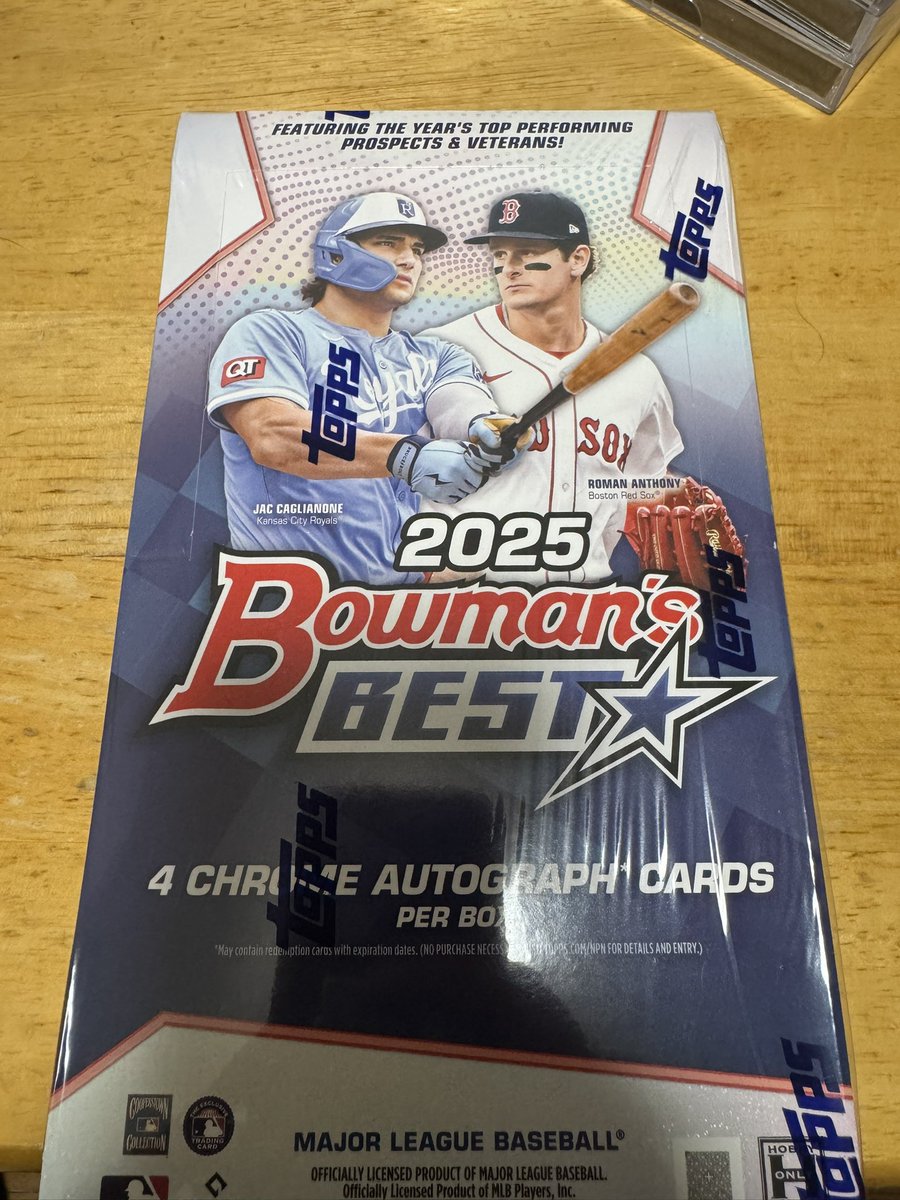 daiki_okaka's tweet image. 2025 Bowman’s Bestのプレオーダー品開封！
Zyhir Hope選手
George Lombard Jr.選手
PJ Morlando選手
Jhostynxon Garcia選手
のサインが出ました〜
インサートとシリアルも多くて楽しい！
#topps