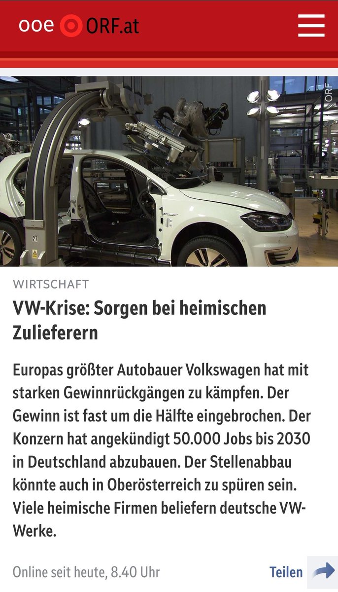 Der Gewinneinbruch bei VW gefährdet den Standort. Die Ursachen werden oft missverstanden. VWs Problem ist nicht, dass man nicht auf E-Autos gesetzt hat. VWs Problem ist, dass man Premiumpreise für ein Produkt verlangt, obwohl das Produkt höchst mittelmäßig ist.