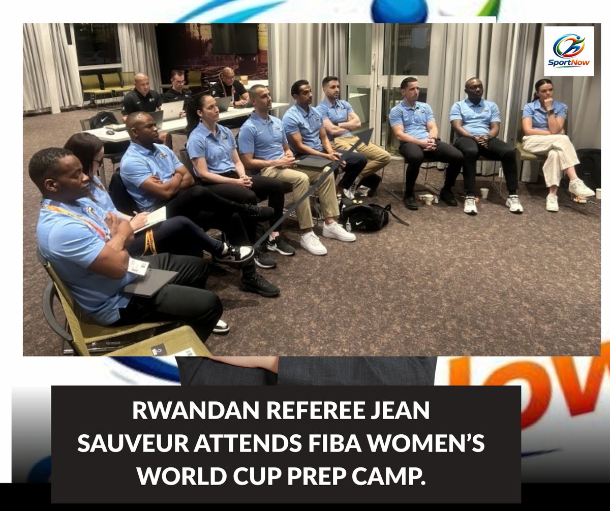 mc_croix's tweet photo. Rwandan referee Jean Sauveur is among 44 elite officials attending the 2.5-day Pre-Competition Camp as final preparation for the @FIBA Women’s Basketball World Cup 2026 Qualifying Tournaments.
#FIBAWWC #BasketballRef #JeanSauveur #Rwanda #WomenBasketball #RoadTo2026 https://t.co/XrfBpLoluc