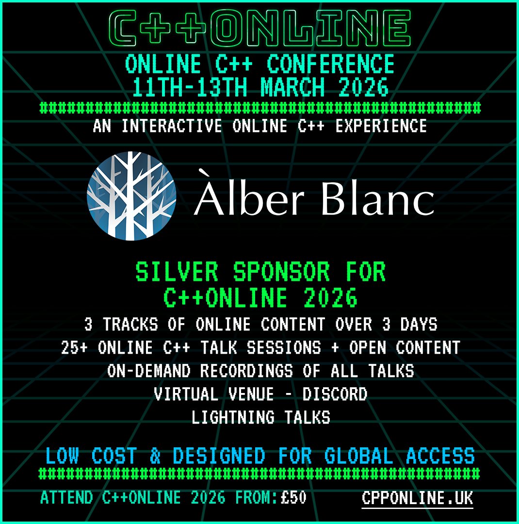 CppOnline tweet media