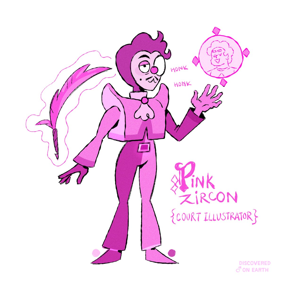 this is my gemsona btw.   pinbk