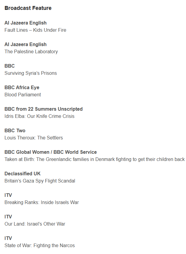 We've been nominated in the <a href="/amnesty/">Amnesty International</a> Media Awards 2026, for our film on the UK's Gaza spy flights.

Not seen the film? -- the first on British complicity in Israel's genocide.

Watch here
👉 youtube.com/watch?v=0fk3t2…