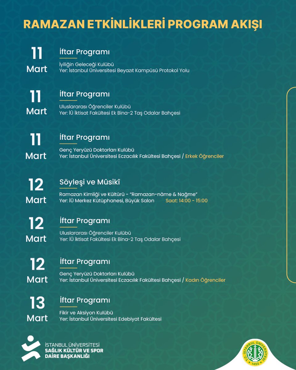 İÜ SKS tweet media