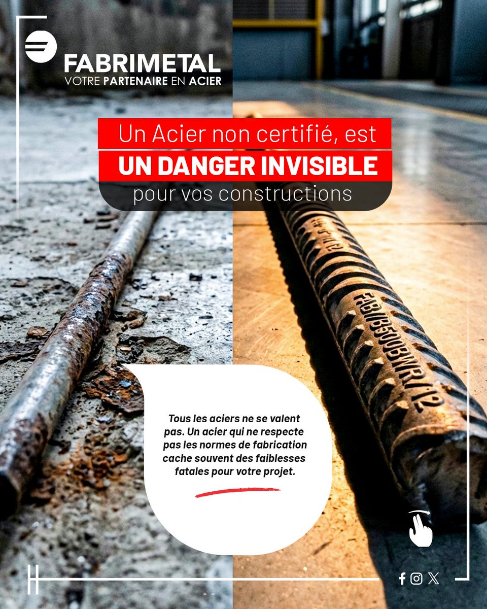 FabrimetalBu's tweet photo. Chez FABRIMETAL BURUNDI, nos produits sont conçus pour répondre aux exigences techniques du secteur de la construction et accompagner les professionnels dans des réalisations fiables et durables.
#FabrimetalBurundi #madeinburundi #ConstructionDurable #Efficacité https://t.co/fkiq9DmfIZ