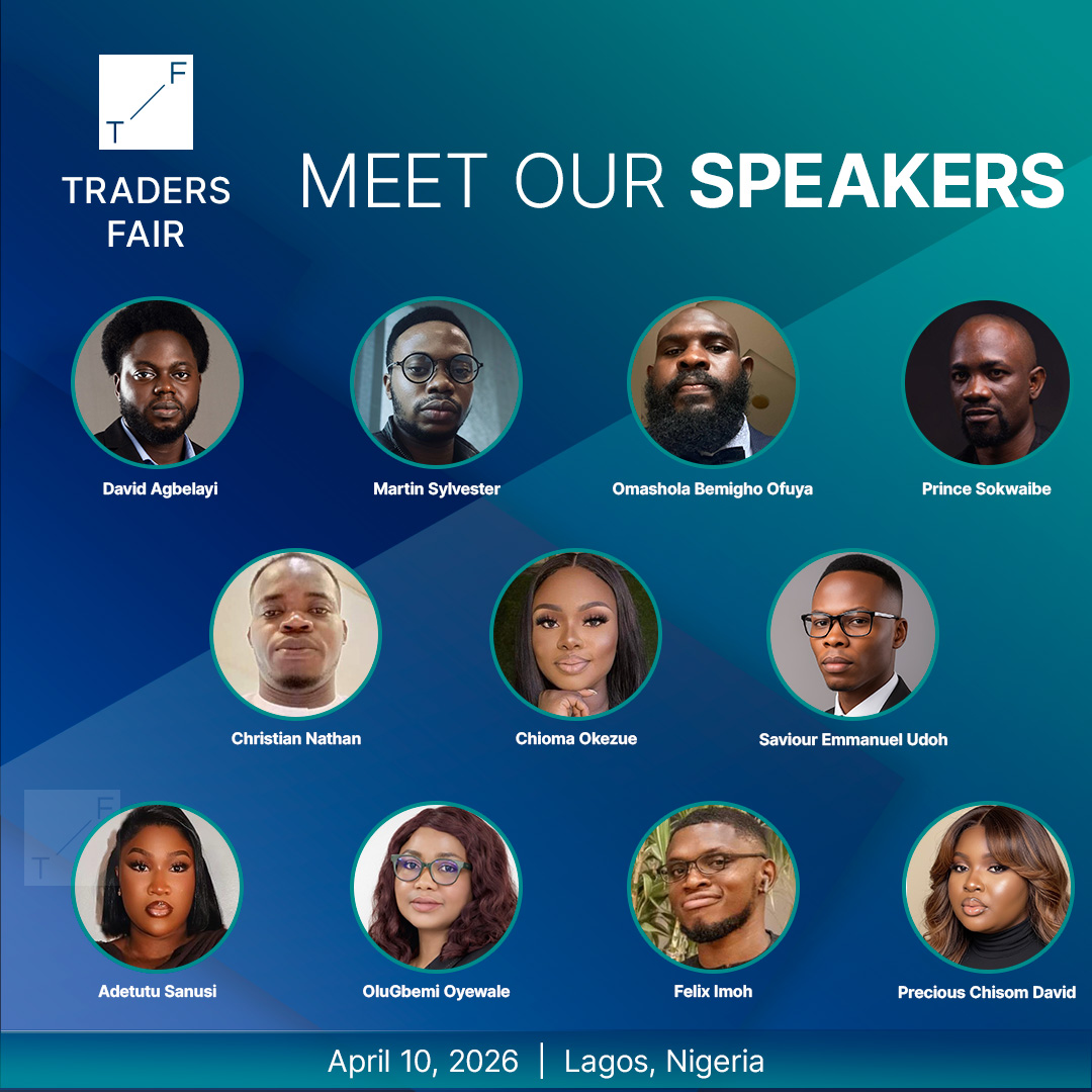 🎤 Meet the Voices of Traders Fair Nigeria 2026 🇳🇬

Our Lagos lineup is packed with analysts, macro thinkers, trading mentors, founders, brokerage leaders, and community builders - all bringing their unique edge to the stage. 

Expect sharp insights, real-world experience, and