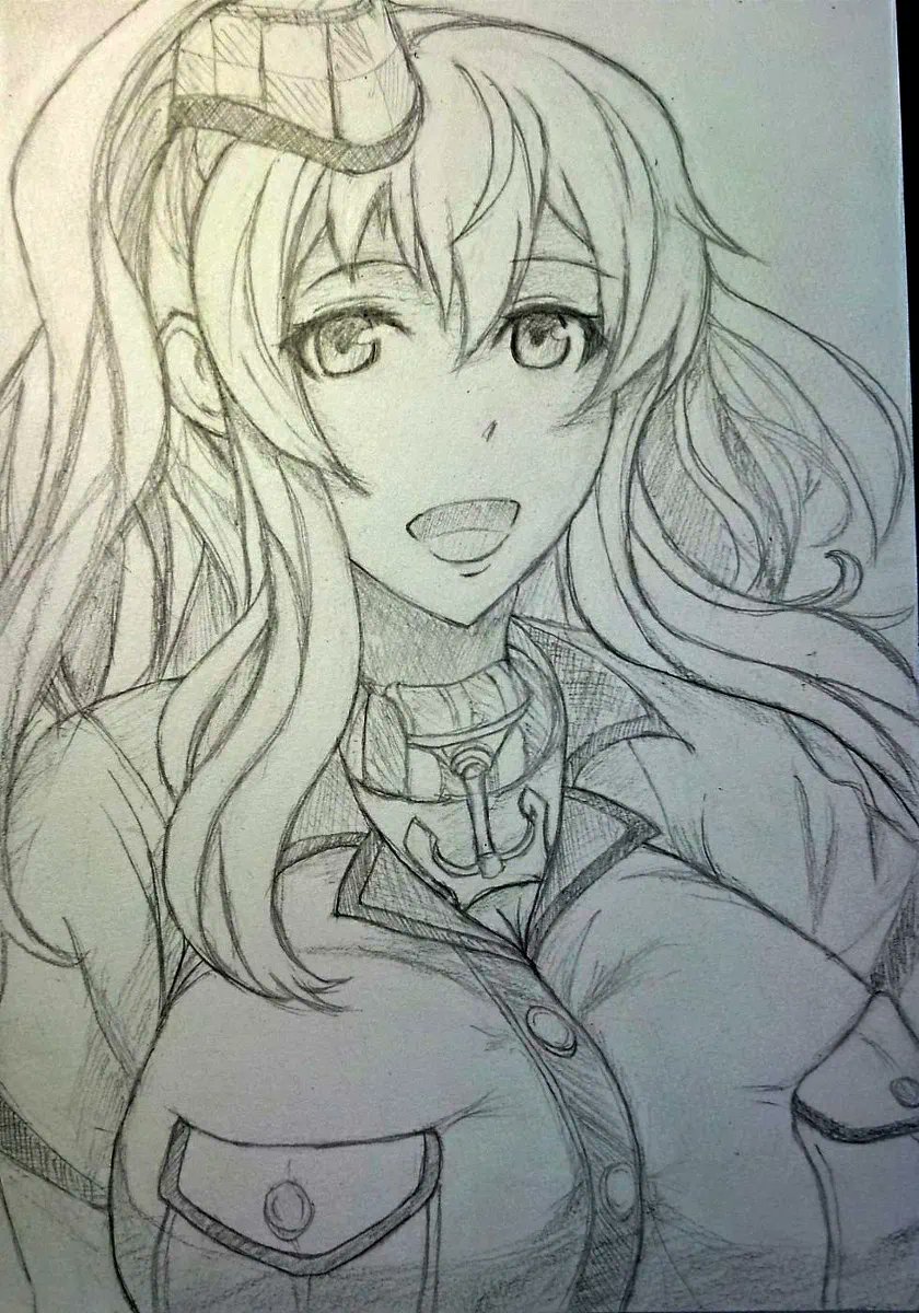 #これを見た人はアナログ絵とデジタル絵を貼ってください

9年前と去年じゃ差はあるぜ…… 