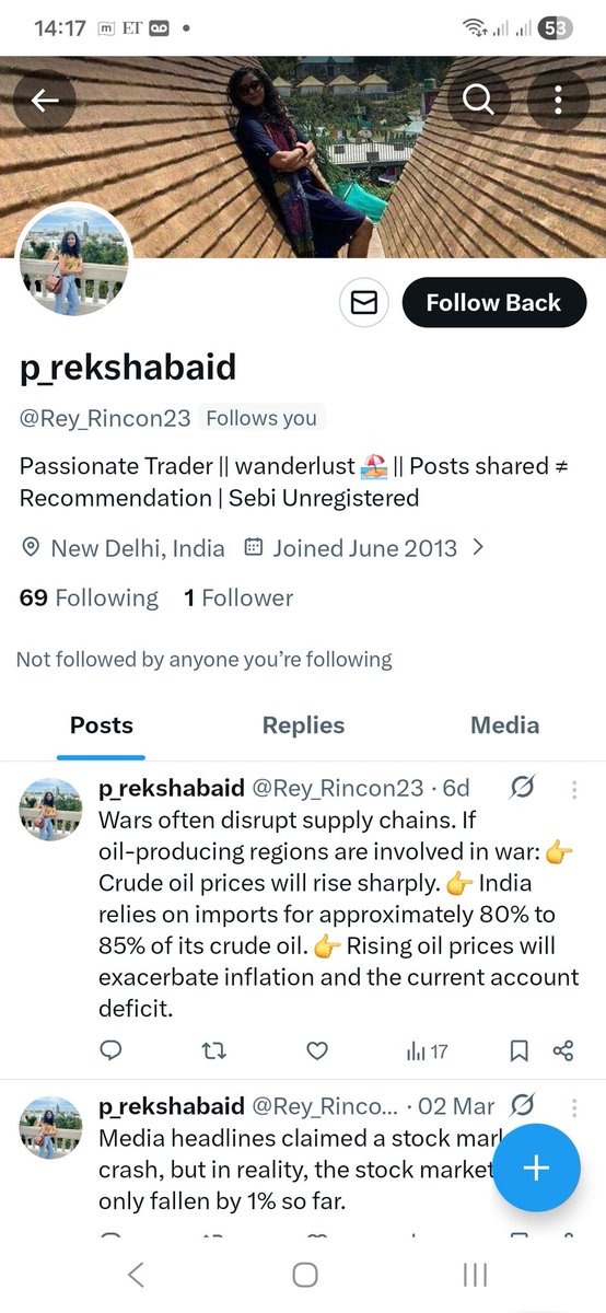 pinalj's tweet photo. @itsprekshaBaid please check there are certain accounts using your name and photo. https://t.co/RZza1If8Ny