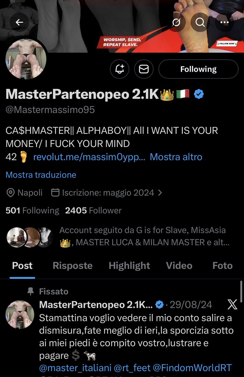 MasterCrewSocks ( 1k ) 🇮🇹 tweet media