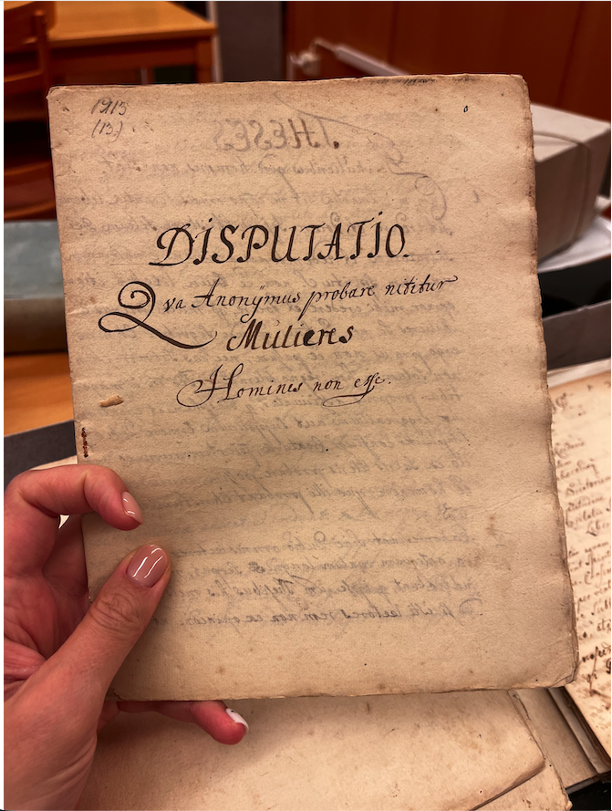 KnowStudents's tweet photo. “Is a woman a human being?” - a question debated in early modern academic texts.
From medieval verses to 17th-century confessional polemics, manuscripts in Uppsala and Berlin reveal how scholars argued about women.
Full story on Facebook 👇
https://t.co/mT0bvcfWLh https://t.co/8aDV7car8H
