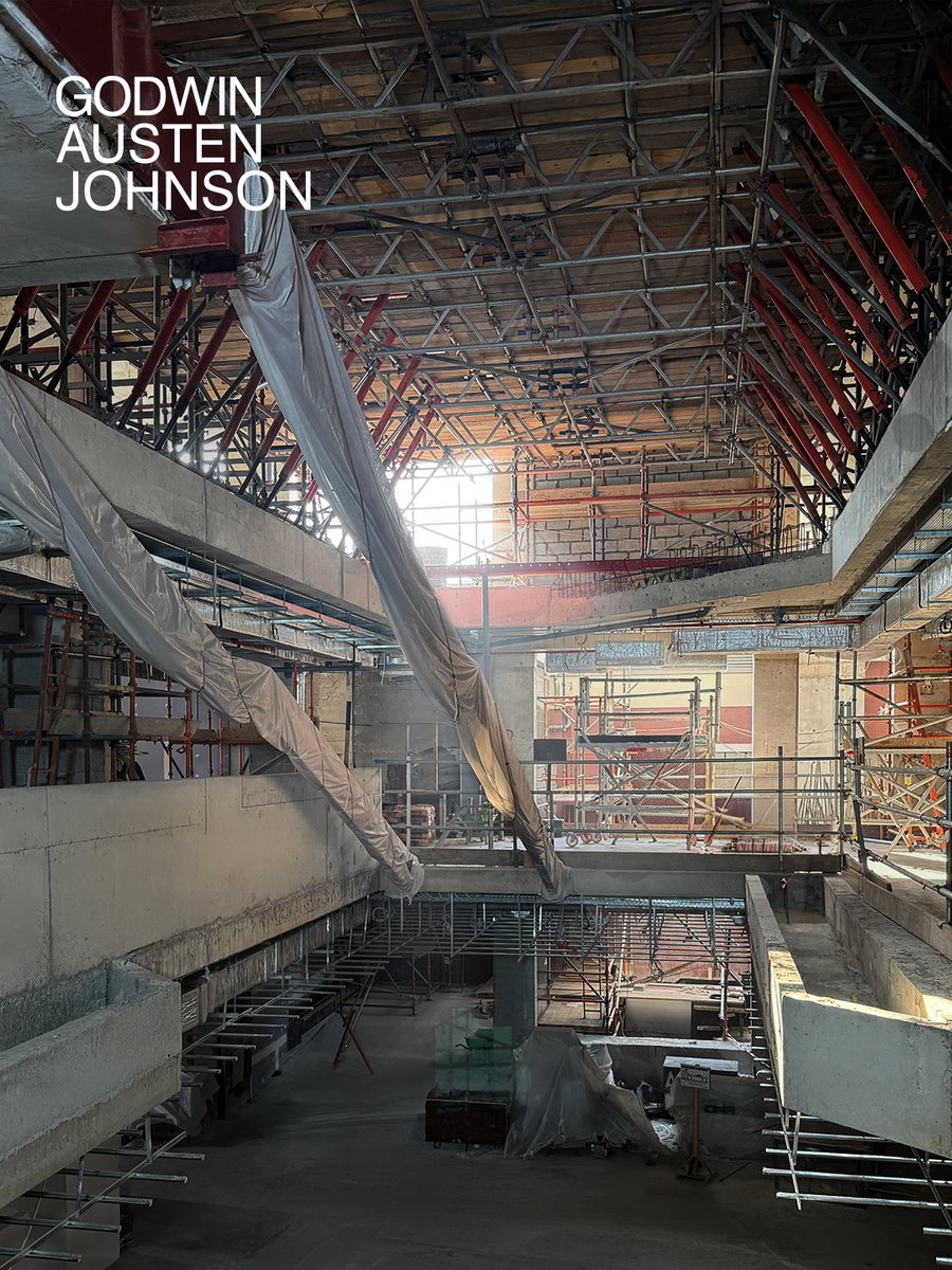 GAJArchitects's tweet photo. It’s amazing just how fast this building is growing and we're thrilled to see our vision come to life.

@dubaicollege

#gajarchitects #godwinaustenjohnson #gaj #educationdesign #schooldubai https://t.co/BoNPVKMU7F