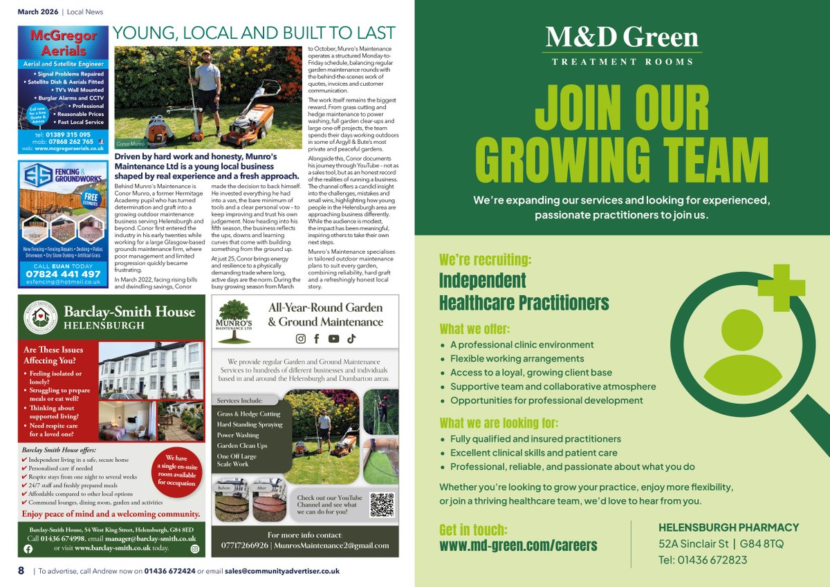 Community Magazine - Helensburgh & Lomond tweet media