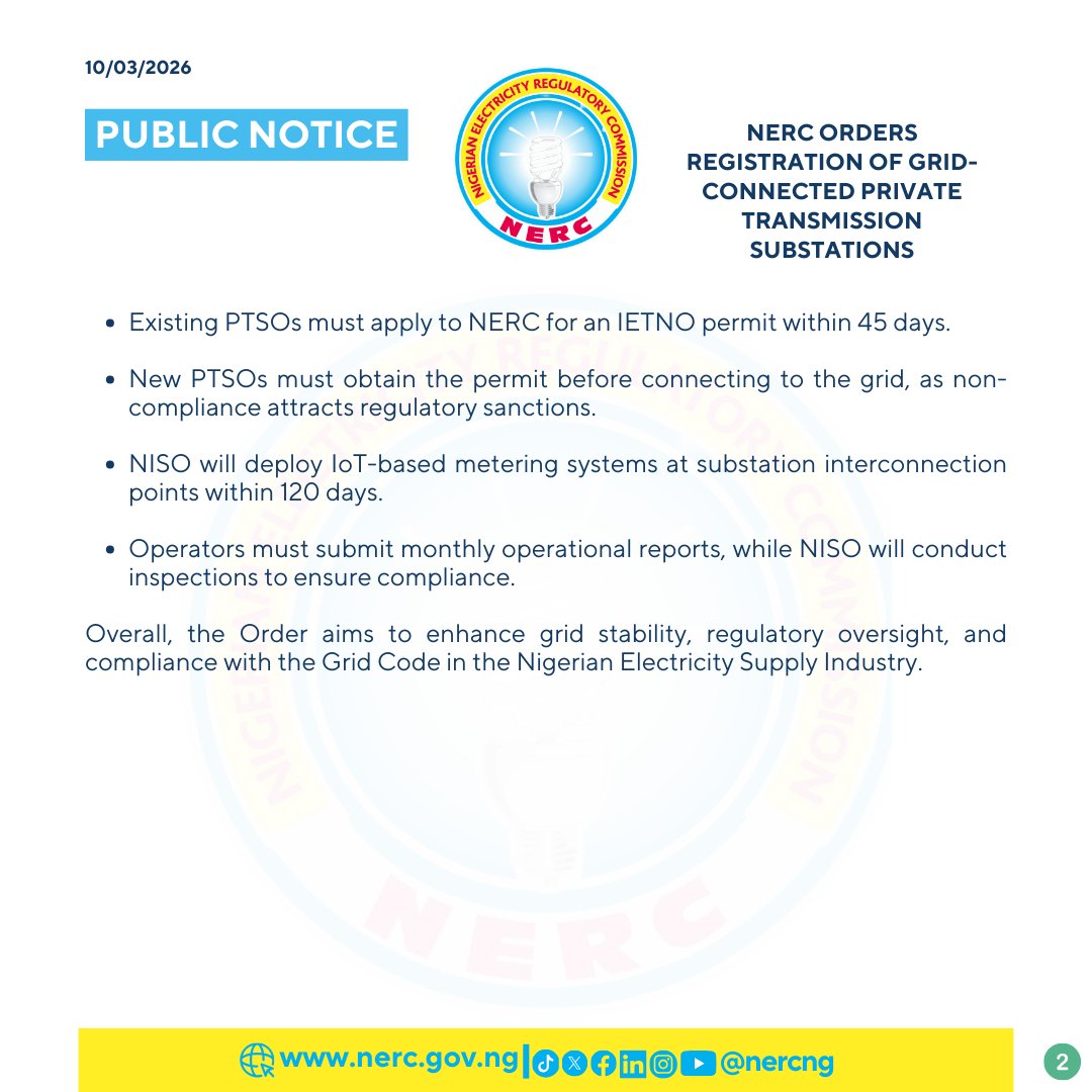 NERC Nigeria tweet media