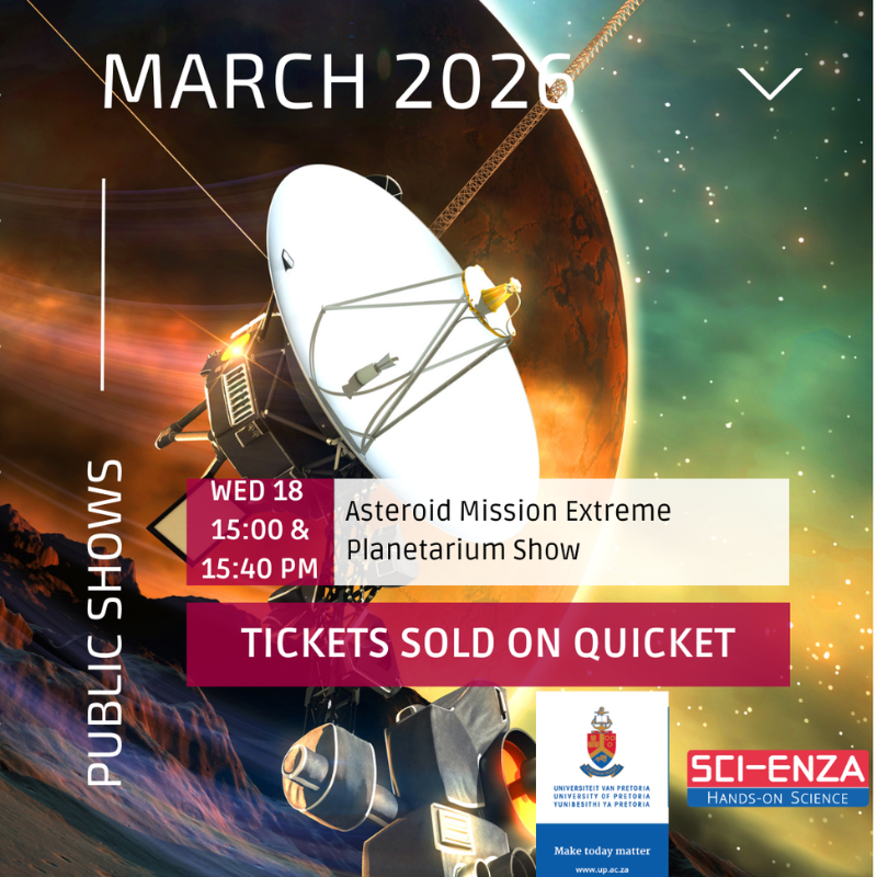 SciEnzaCentre's tweet photo. 🚀 Launch into space with Sci-Enza's "Asteroid Mission Extreme" planetarium show! Discover the wonders of the universe with us. 🌌✨

📅 18 March 2026
🕒 15:00 &amp; 15:40

🎟️ Tickets? Use this link: https://t.co/sttqXYDNil
#SciEnza #Planetarium #UP https://t.co/RrB2CEpxVK