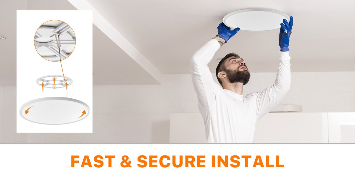 GraceLighting's tweet image. New Ultra-slim LED Ceiling Light ATIK, measuring just 23mm in thickness. 3 CCT adjustable, up to 80W. Edge-lit design with high-quality LGP. IP44. It is flicker-free and available in 2 mounting options: flush-mount or pendant.
Contact us 👉info@gracelighting.net
#ceilinglight