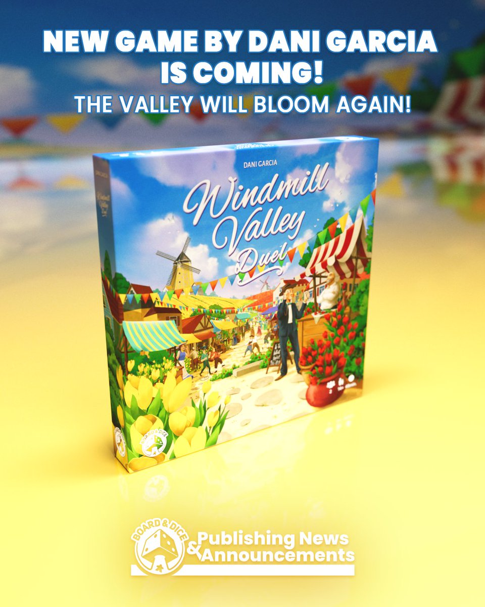 Who loves Windmill Valley? 🌾It’s the perfect game for this time of the year, and it’s also a great moment to announce something special…
Windmill Valley: Duel Version is coming! ⚔️ Who’s excited? 🙌
bit.ly/4sBHjmP
