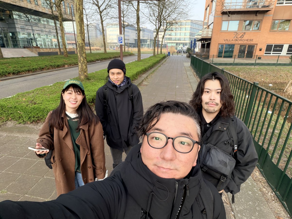 SHIFTBRAIN's tweet photo. ＜SHIFTBRAINメンバー4名でアムステルダムへ🇳🇱＞
オランダのクリエイティブエージェンシーやスタジオを視察しながら、現地のデザイン・カルチャーを体感。
滞在中のリアルな様子を、毎日お届けします。 https://t.co/P9M18KpCsN