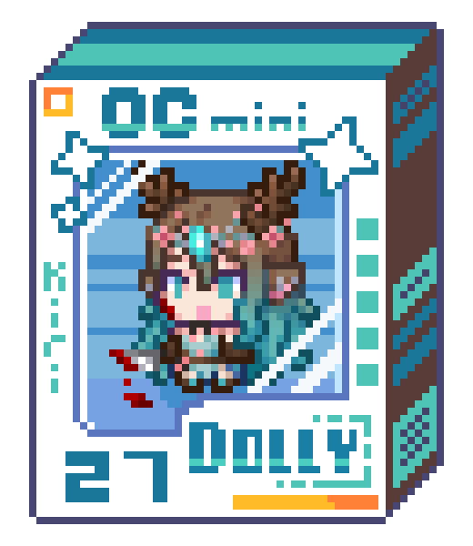 KirisDoodles's tweet photo. OC Mini 27 Dolly for furrypettyofficer on vgen!
Follow me on VGen to get your OC Mini today!
https://t.co/nJLhG91u3L

Also join my Art Discord! Artists can promote socials!

https://t.co/yjjzz8YjCX
#pixelart #commission #smallartist #artmoots #artsky #OCmini #art #vgen #vgencomm https://t.co/nIp6R53nRe