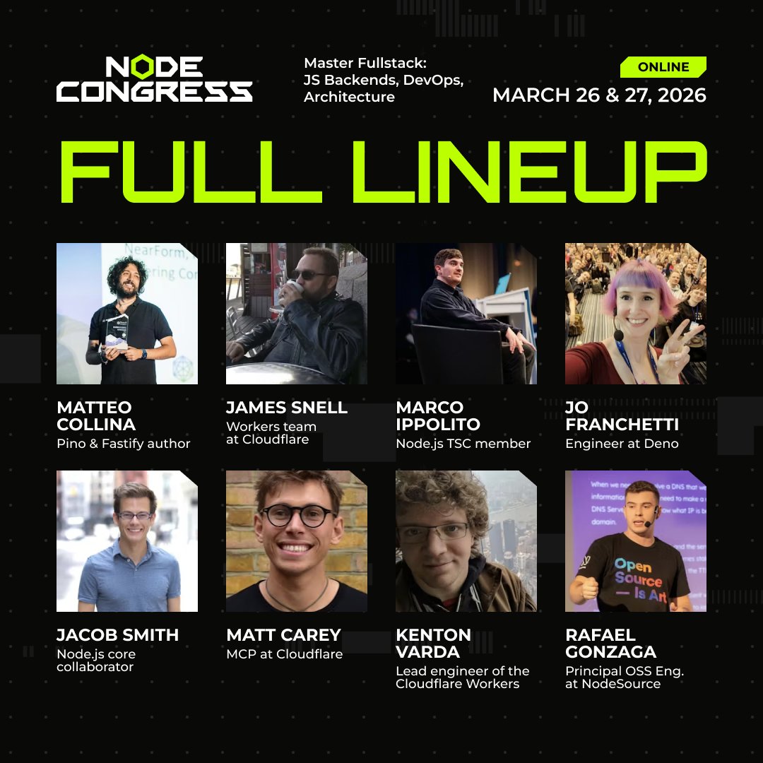 Node Congress🔥March 26 & 27, 2026 tweet media
