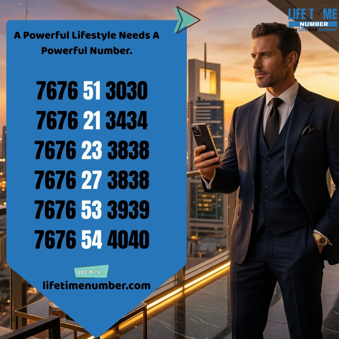 lifetime_number's tweet image. A Powerful Lifestyle Needs A Powerful Number.

 A VIP, Fancy, or Numerology mobile number adds prestige, builds instant recognition, and makes you stand out wherever you go.

🌐 lifetimenumber.com
📞 9767676767 | 9363636363

#VIPNumbers #FancyNumbers #PremiumNumbers