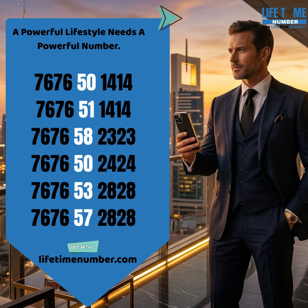 lifetime_number's tweet image. A Powerful Lifestyle Needs A Powerful Number.

 A VIP, Fancy, or Numerology mobile number adds prestige, builds instant recognition, and makes you stand out wherever you go.

🌐 lifetimenumber.com
📞 9767676767 | 9363636363

#VIPNumbers #FancyNumbers #PremiumNumbers