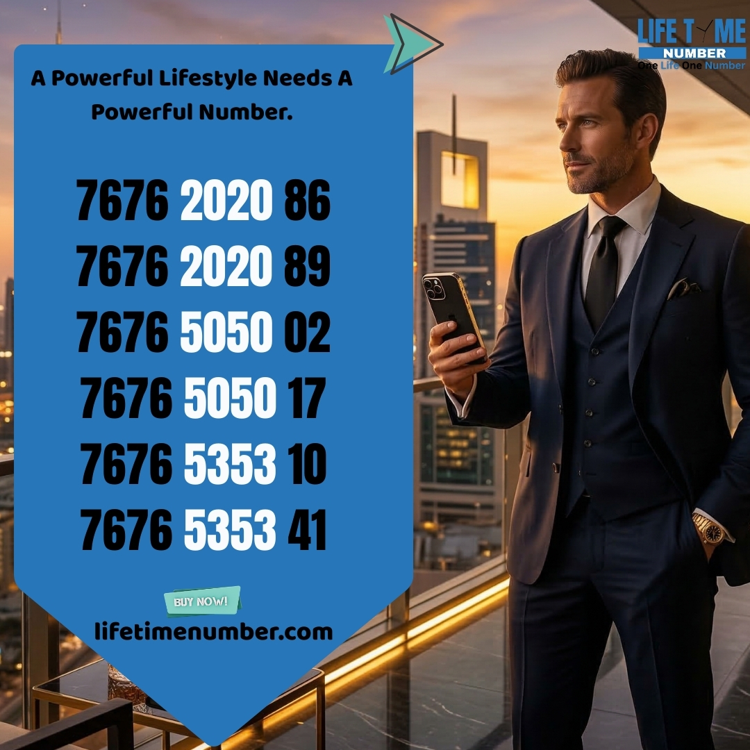 lifetime_number's tweet image. A Powerful Lifestyle Needs A Powerful Number.

 A VIP, Fancy, or Numerology mobile number adds prestige, builds instant recognition, and makes you stand out wherever you go.

🌐 lifetimenumber.com
📞 9767676767 | 9363636363

#VIPNumbers #FancyNumbers #PremiumNumbers