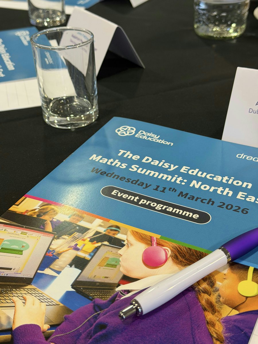 DaisyEduUK's tweet photo. We’re live! The Daisy Education Maths Summit North East 2026 has officially kicked off - our lovely host, Baasit Siddiqui gave a warm to a room full of brilliant educators.
#DaisyEducationMathSummit #Educatorevent #NorthEast2026 https://t.co/H7f1Wj3JgQ