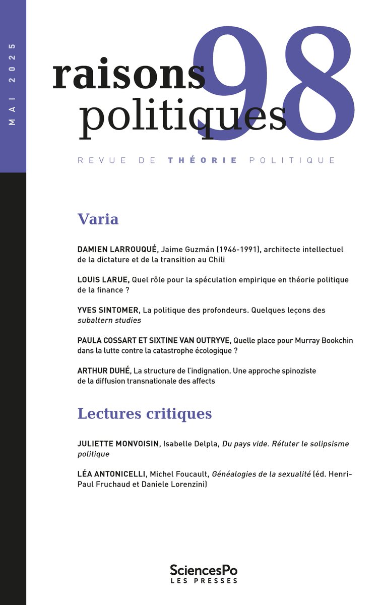 EditionsScpo's tweet image. #Inde #Politique « La politique des profondeurs. Quelques leçons des "subaltern studies" », Yves Sintomer (@UnivParis8) @RaisonsPo @Cairninfo shs.cairn.info/revue-raisons-…