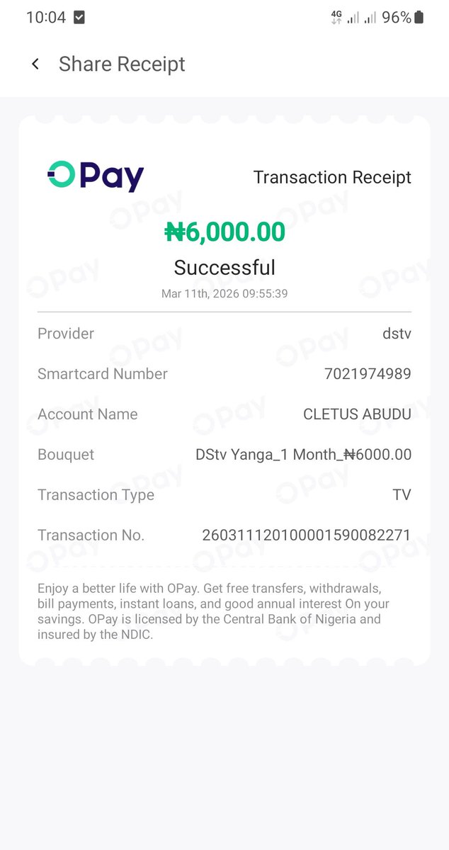 Abuducletus's tweet photo. @DStvNg Kindly enable viewing my channel. I did subscription and it is yet to reflect...
IUC: 7021974989 https://t.co/ZeGjqCKRnO