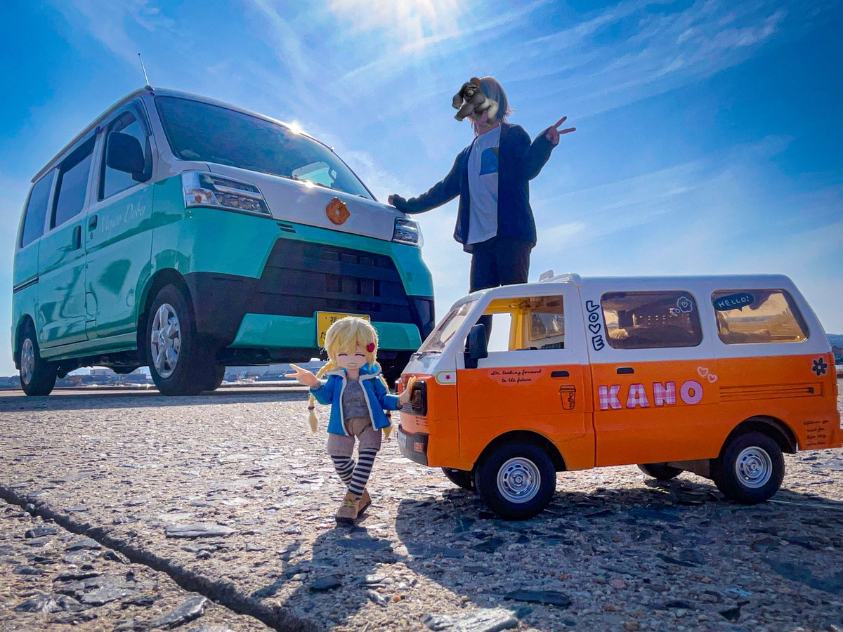 夢の4ショット🚙 ⸒⸒🦍🌸🚗³

#デスクトップアーミー 
#軽バンDIY
