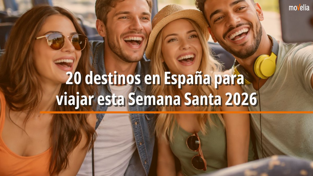 Durante la #SemanaSanta, todo el país se transforman para vivir una de las tradiciones más importantes del #calendario. 🎺

Te proponemos 20 destinos para viajar esta Semana Santa: bit.ly/3OZNMtv 🧳

#Movelia te lleva cómodamente en #autobús y #tren. 🚌🚆