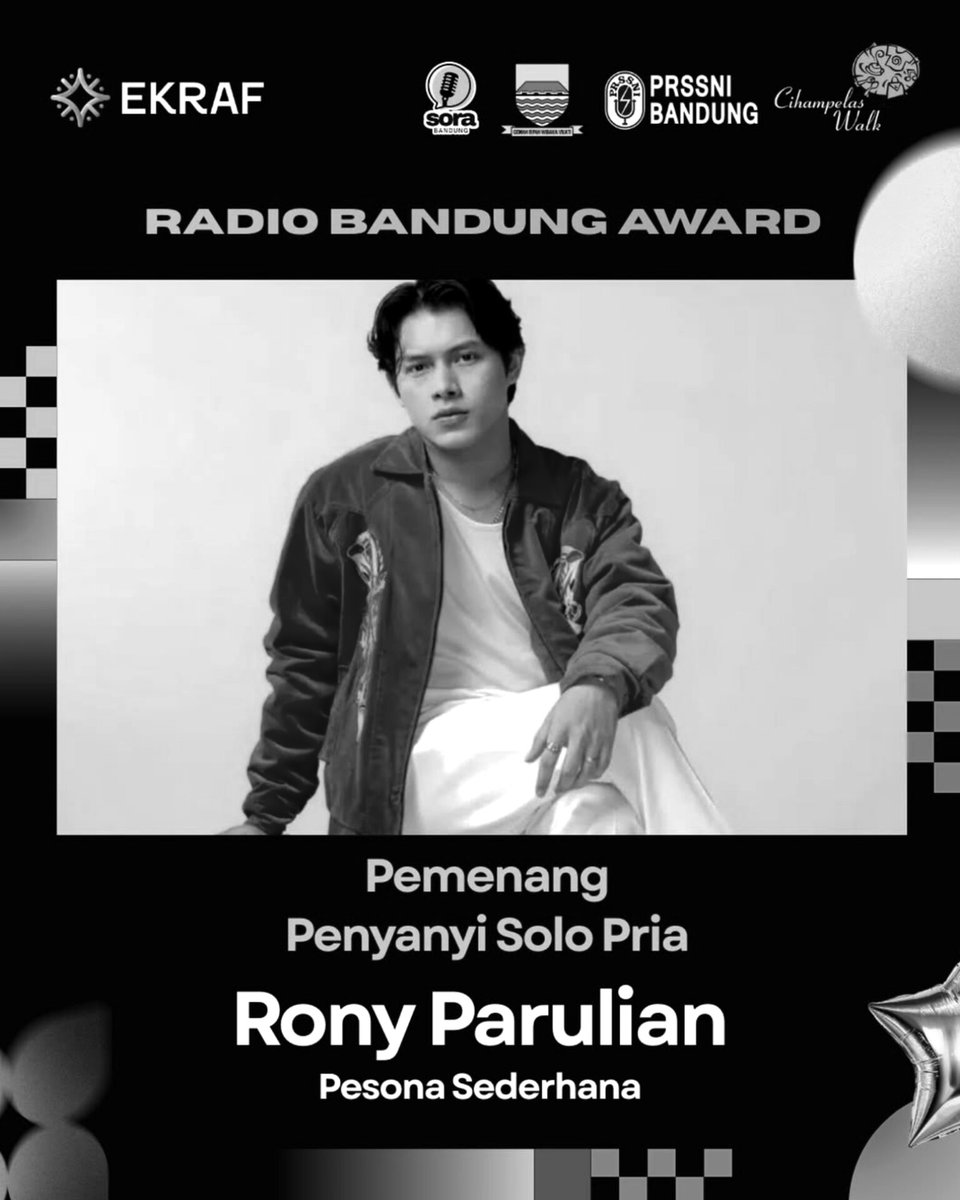 bchrna's tweet photo. — alhamdulillah, masyaAllah tabarakallah. masuk dua kategori dan menang dua-duanya. congrats, rony!🤍 #RonyParulian 

thankyou temen-temen yg udah vote🫶🏻 https://t.co/BP3Fb2zTlS