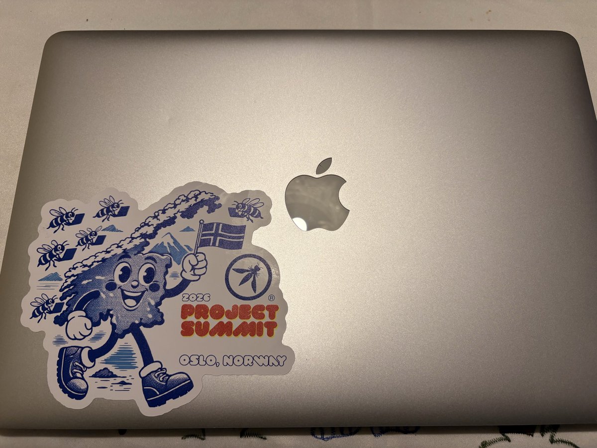 deveras77's tweet photo. I follow financial enterprise logic on stickers - protects resale value - even when the item is absent from the policy.
Made one exception on my daily 2012 #Linux Laptop.
Gratitude to #OWASP and those I met in #Oslo during #projectSummit. https://t.co/q7apX7r3wv
