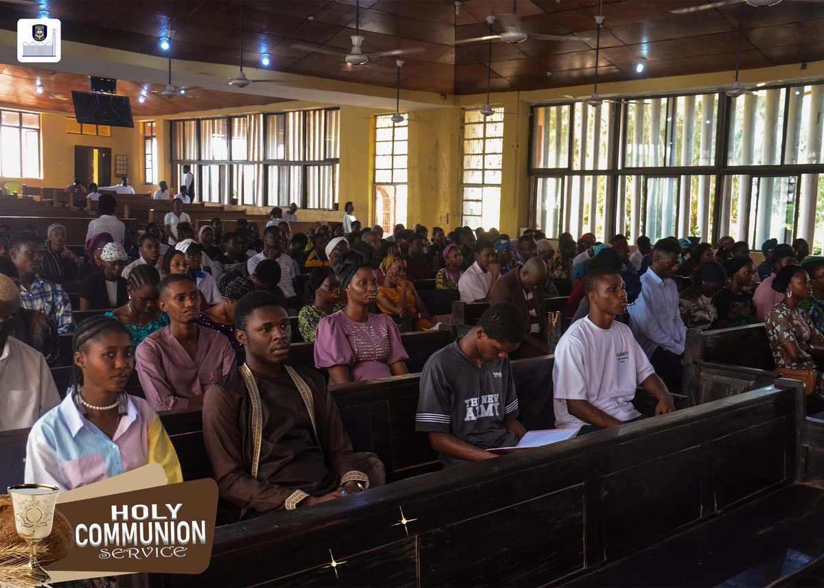 ChapelUnilorin's tweet image. In His Presence there is liberty and healing....✨🙇
Your reminder to join us for service this coming Sunday 🥰🫶

#chapelunilorin
#sundaypics
#holycommunion